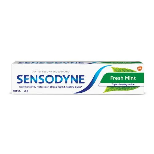 Sensodyne Toothpaste - Fresh Mint, Sensitive For Daily Sensitivity Protection, 75 G
