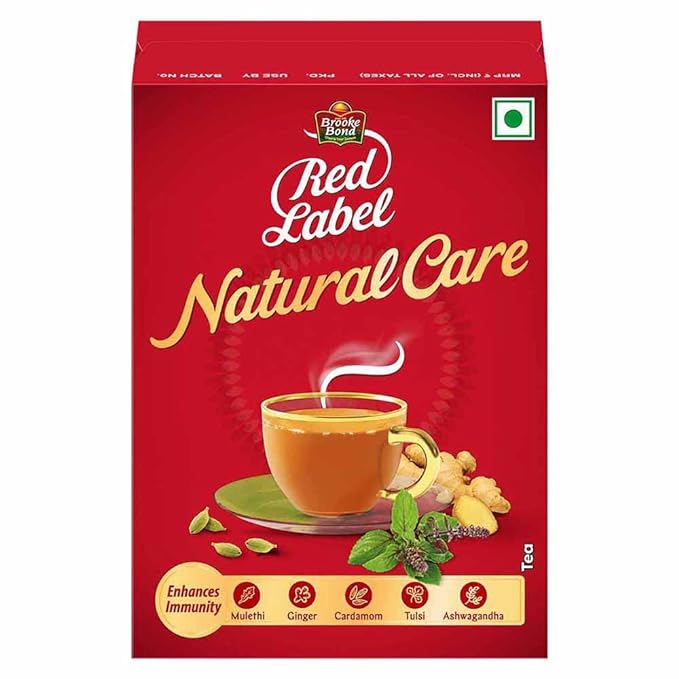 Brooke Bond Red Label Natural Care Tea, With 5 Ayurvedic Ingredients, 250 G