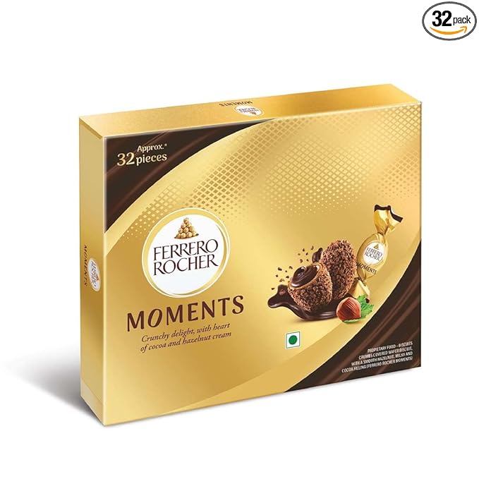 Ferrero Rocher Moments T32 - 32 Pcs In Box Truffles  (185.6 G)