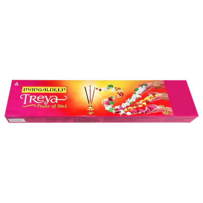 Mangaldeep Treya Power Of 3 In 1 Agarbatti 72 Pcs